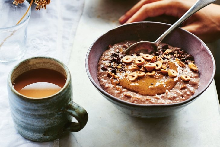 Hazelnut and Cacao Porridge